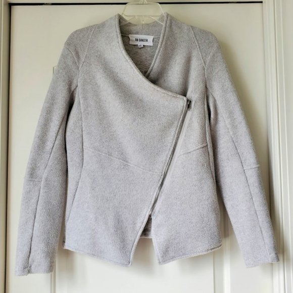 BB Dakota Jackets & Blazers - BB Dakota Booker Moto Fleece Jacket S